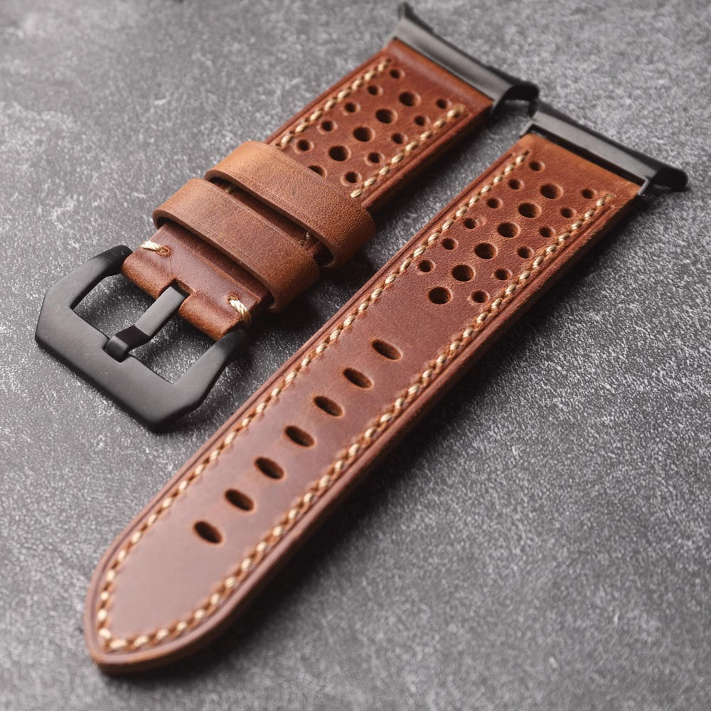 Vintage-Rennuhrenarmband für Samsung Watch Ultra