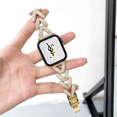 Luxuriöses Herzarmband für Frauen - Apple Watch Armbänder