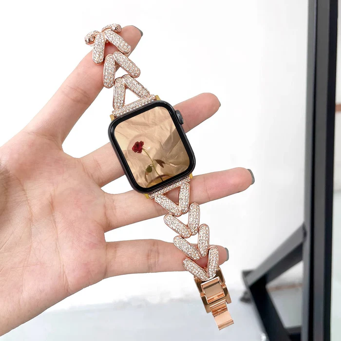 Luxuriöses Herzarmband für Frauen - Apple Watch Armbänder