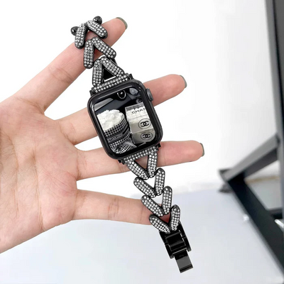 Luxuriöses Herzarmband für Frauen - Apple Watch Armbänder