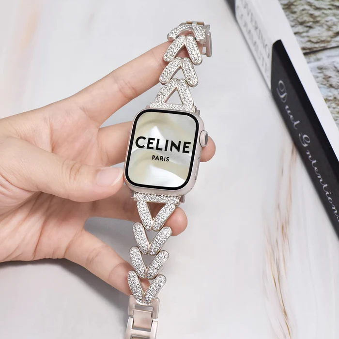 Luxuriöses Herzarmband für Frauen - Apple Watch Armbänder