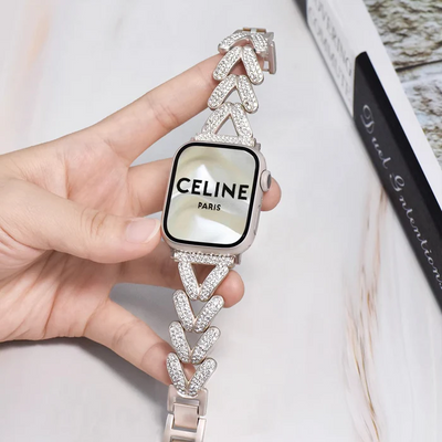 Luxuriöses Herzarmband für Frauen - Apple Watch Armbänder