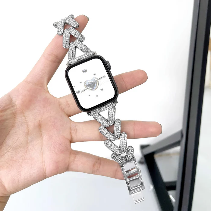 Luxuriöses Herzarmband für Frauen - Apple Watch Armbänder