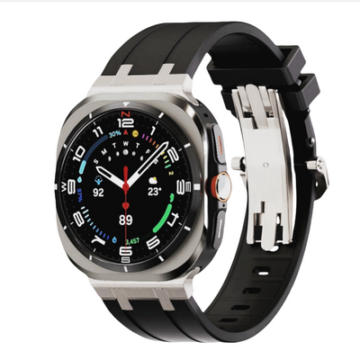 NEUES AP Dickes Silikonband mit Titanadapter für Samsung Watch Ultra
