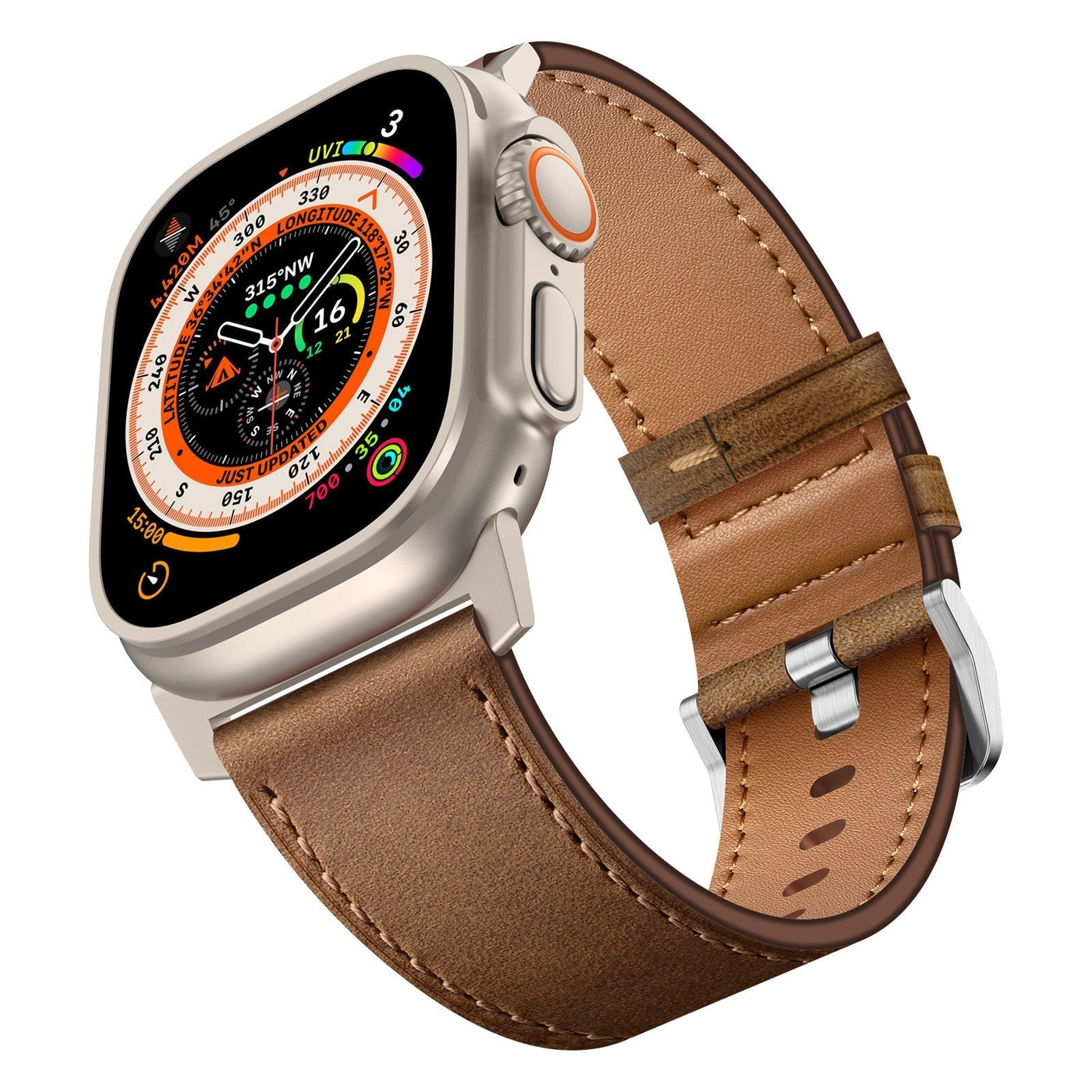 Wilderness Lederarmband für Apple Watch