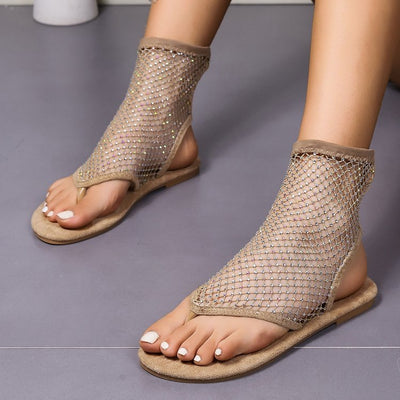 GlimmerMesh™ – Funkelnde Mesh-Sandalen