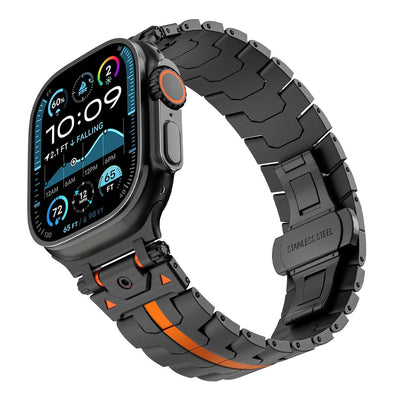 Mech Warrior Metall-Uhrenarmband für die Apple Watch