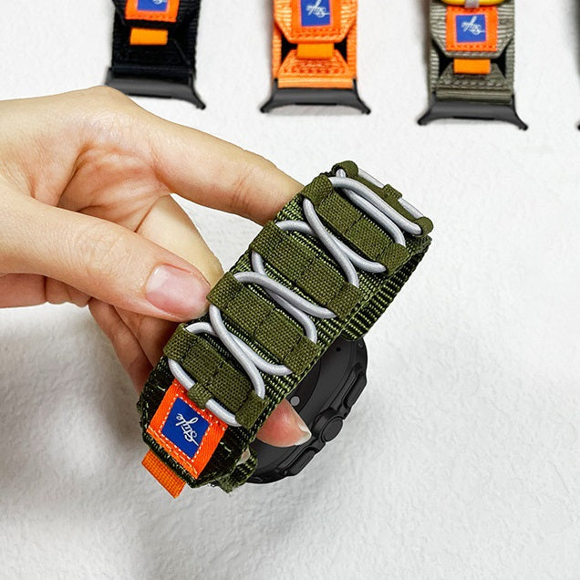 Designer Nylon Gewebtes Band für Samsung Watch 7 Ultra
