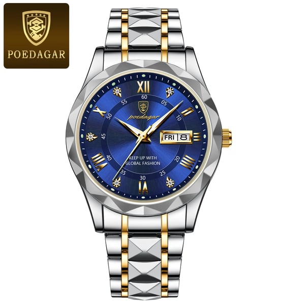 Wasserdichte Luxus-Herrenarmbanduhr von der Top-Marke mit Leuchtfunktion