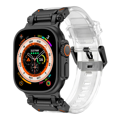 Neues Titan-Metallkopf-Silikonband für die Apple Watch