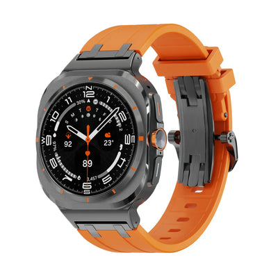 AP Schmetterlingsschnalle Silikonband für Samsung Galaxy Watch Ultra