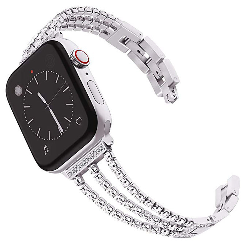 Bling Diamond Link Armband für die Apple Watch