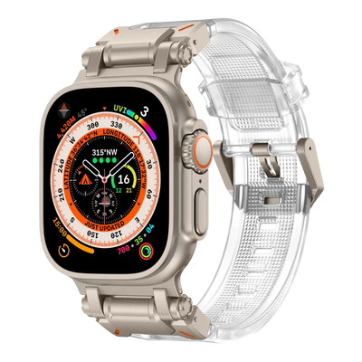 Neues Titan-Metallkopf-Silikonband für die Apple Watch