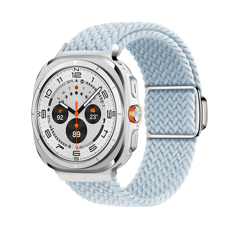 Magnetische Schnalle aus gewebtem Nylonarmband für die Samsung Galaxy Watch Ultra