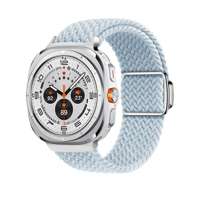 Magnetische Schnalle aus gewebtem Nylonarmband für die Samsung Galaxy Watch Ultra