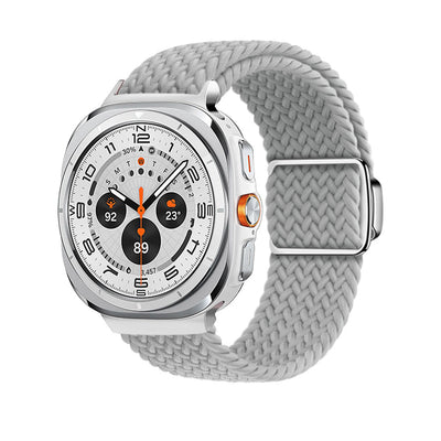 Magnetische Schnalle aus gewebtem Nylonarmband für die Samsung Galaxy Watch Ultra