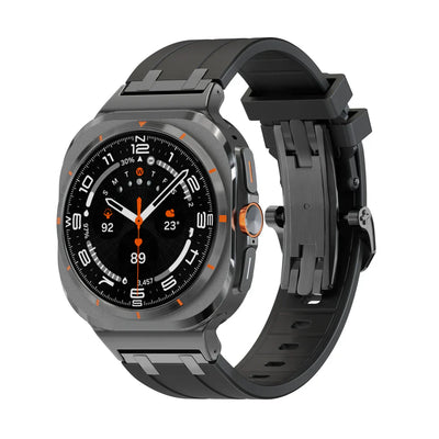 AP Schmetterlingsschnalle Silikonband für Samsung Galaxy Watch Ultra