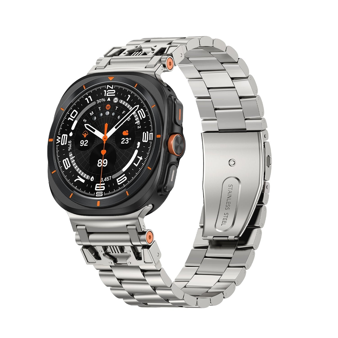 Rüstung Edelstahlarmband für Samsung Watch 7 Ultra