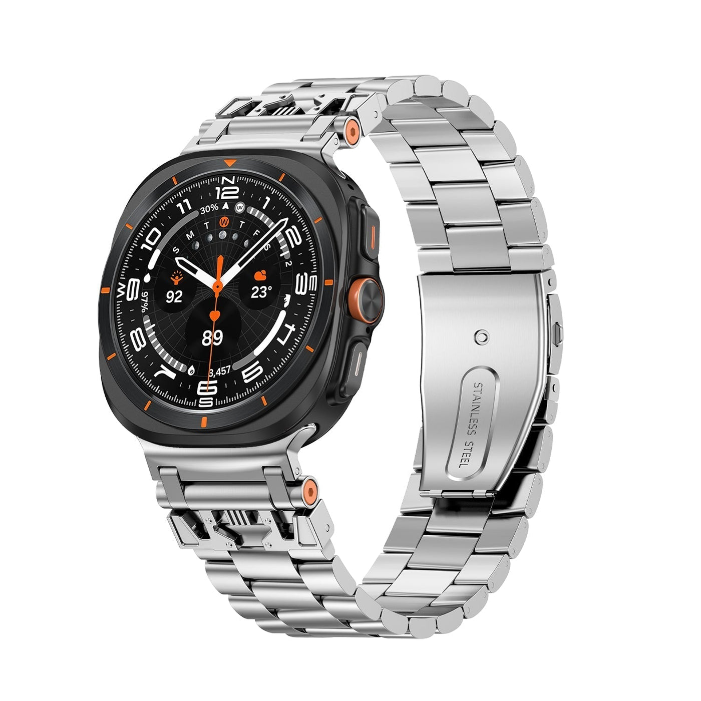 Rüstung Edelstahlarmband für Samsung Watch 7 Ultra