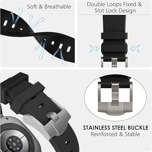 Luxuriöses AP Mod Silikonarmband für Samsung Watch Ultra