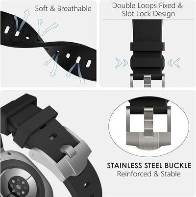 Luxuriöses AP Mod Silikonarmband für Samsung Watch Ultra