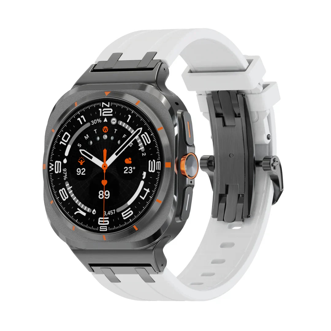 AP Schmetterlingsschnalle Silikonband für Samsung Galaxy Watch Ultra