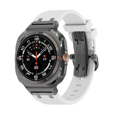 AP Schmetterlingsschnalle Silikonband für Samsung Galaxy Watch Ultra