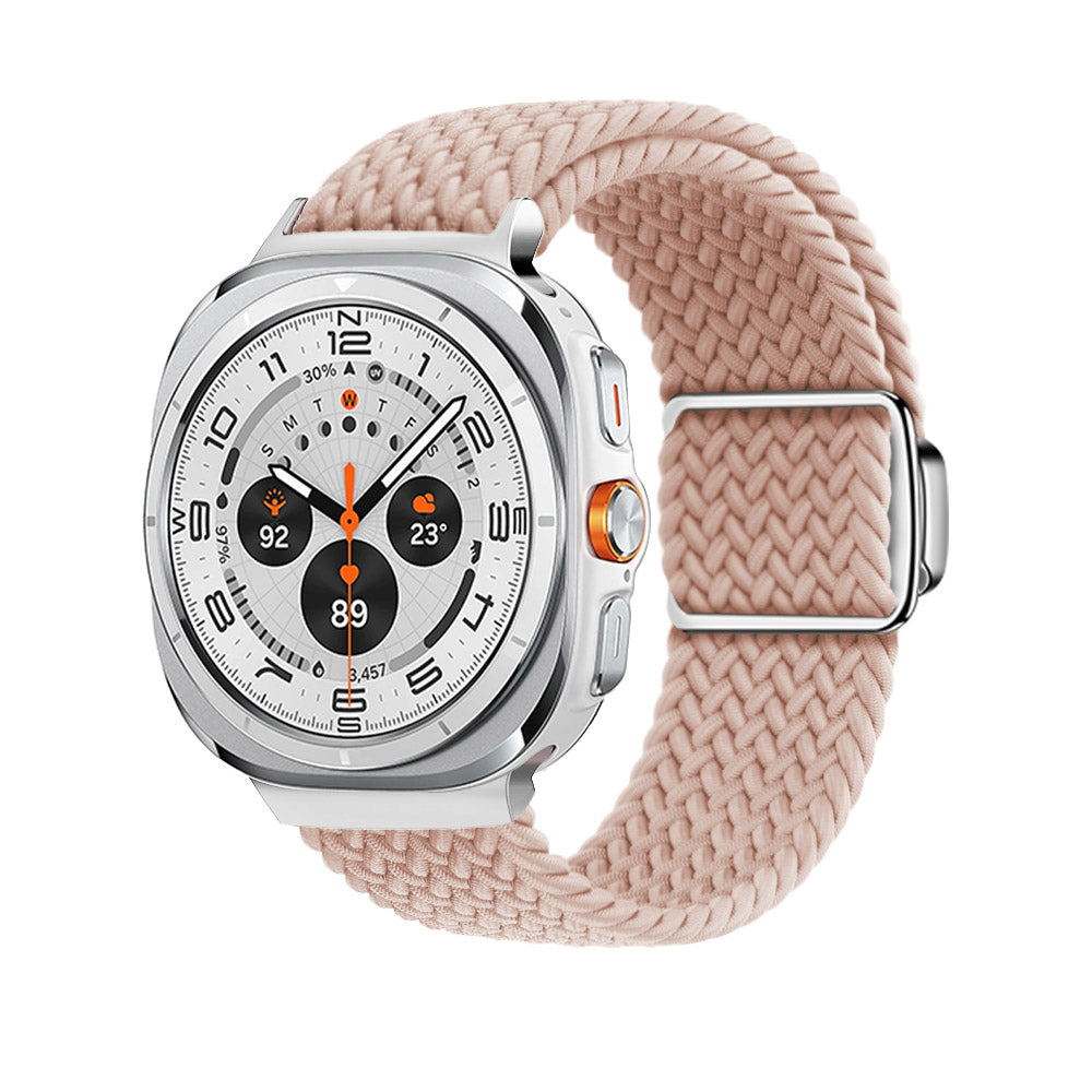 Magnetische Schnalle aus gewebtem Nylonarmband für die Samsung Galaxy Watch Ultra
