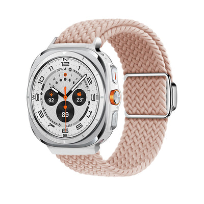 Magnetische Schnalle aus gewebtem Nylonarmband für die Samsung Galaxy Watch Ultra