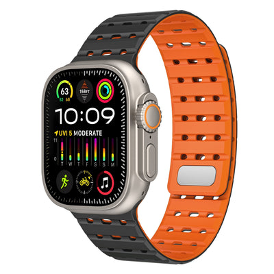 AW Atmungsaktives Magnetisches Silikonarmband für die Apple Watch