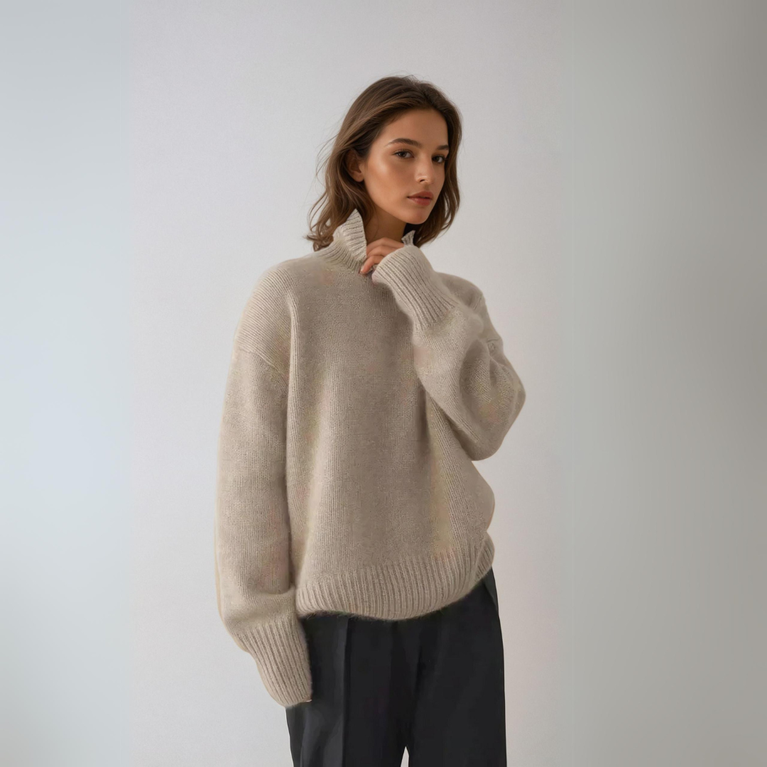 Mia | Weicher Rollkragenpullover für Damen