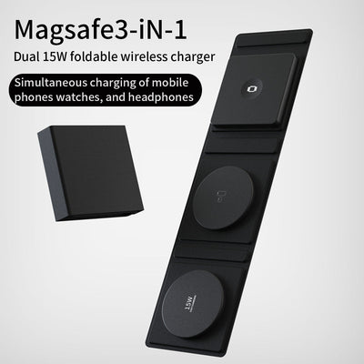 T31-Schnell faltbares 3-in-1 Wireless Charger