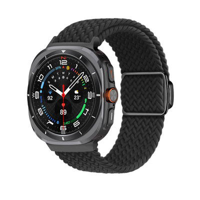 Magnetische Schnalle aus gewebtem Nylonarmband für die Samsung Galaxy Watch Ultra