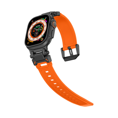 Neues Titan-Metallkopf-Silikonband für die Apple Watch