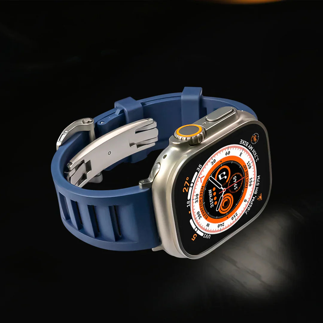 FKM Schmetterlingsschließe Armband für die Apple Watch