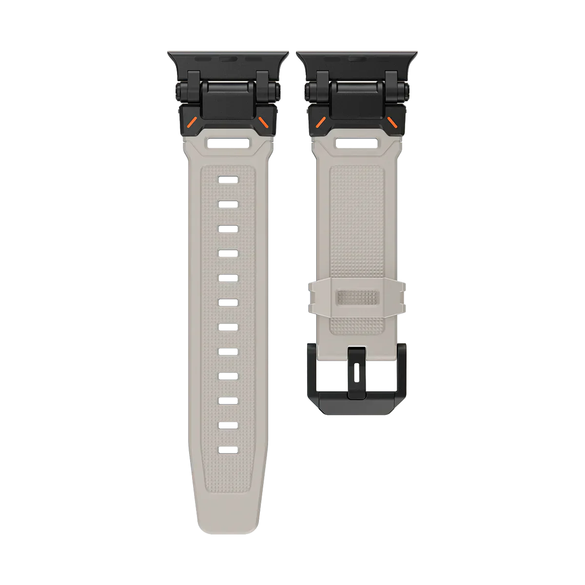Neues Titan-Metallkopf-Silikonband für die Apple Watch