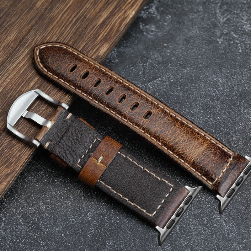 Handgemachter Vintage gewachster Lederarmband