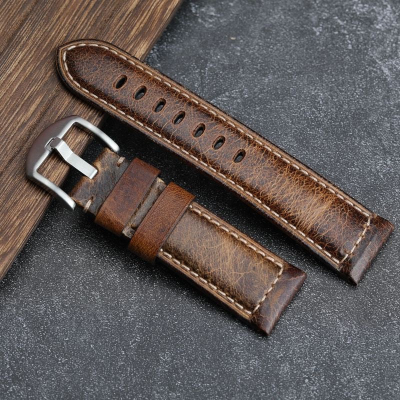Handgemachter Vintage gewachster Lederarmband