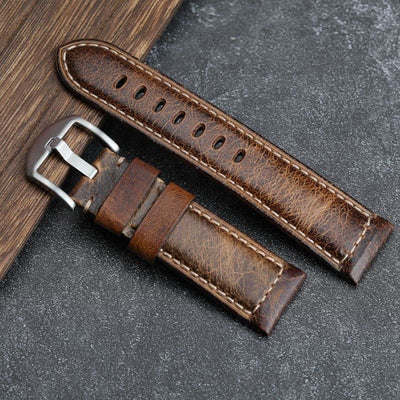 Handgemachter Vintage gewachster Lederarmband