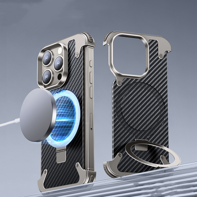 Aluminium-Skelett-Design aus Carbonfaser für iPhone