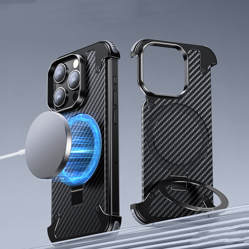 Aluminium-Skelett-Design aus Carbonfaser für iPhone