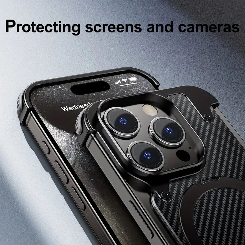 Aluminium-Skelett-Design aus Carbonfaser für iPhone
