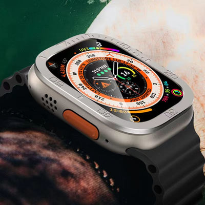 Tempered Glass Screen Protector Vollständiger Schutz für Apple Watch Ultra / Ultra2