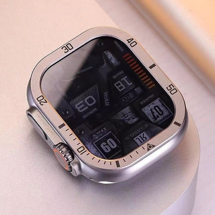 Tempered Glass Screen Protector Vollständiger Schutz für Apple Watch Ultra / Ultra2