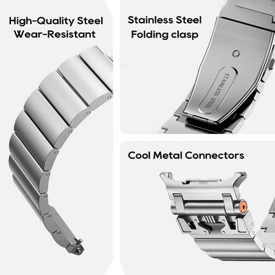 Rüstung Edelstahlarmband für Samsung Watch 7 Ultra