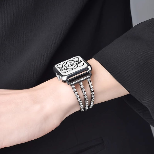 Bling Diamond Link Armband für die Apple Watch