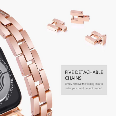 Bling Diamond Link Armband für die Apple Watch