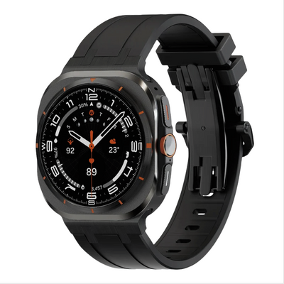 NEUES AP Dickes Silikonband mit Titanadapter für Samsung Watch Ultra