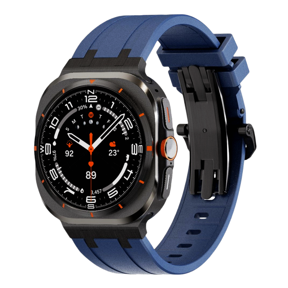 NEUES AP Dickes Silikonband mit Titanadapter für Samsung Watch Ultra