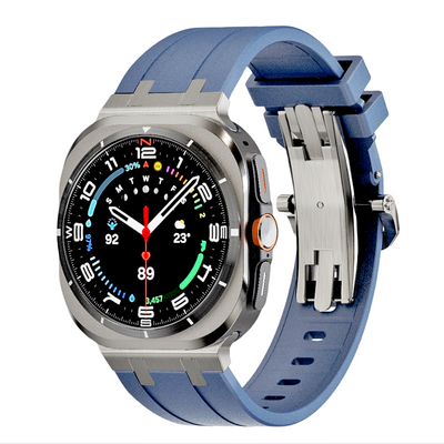 NEUES AP Dickes Silikonband mit Titanadapter für Samsung Watch Ultra